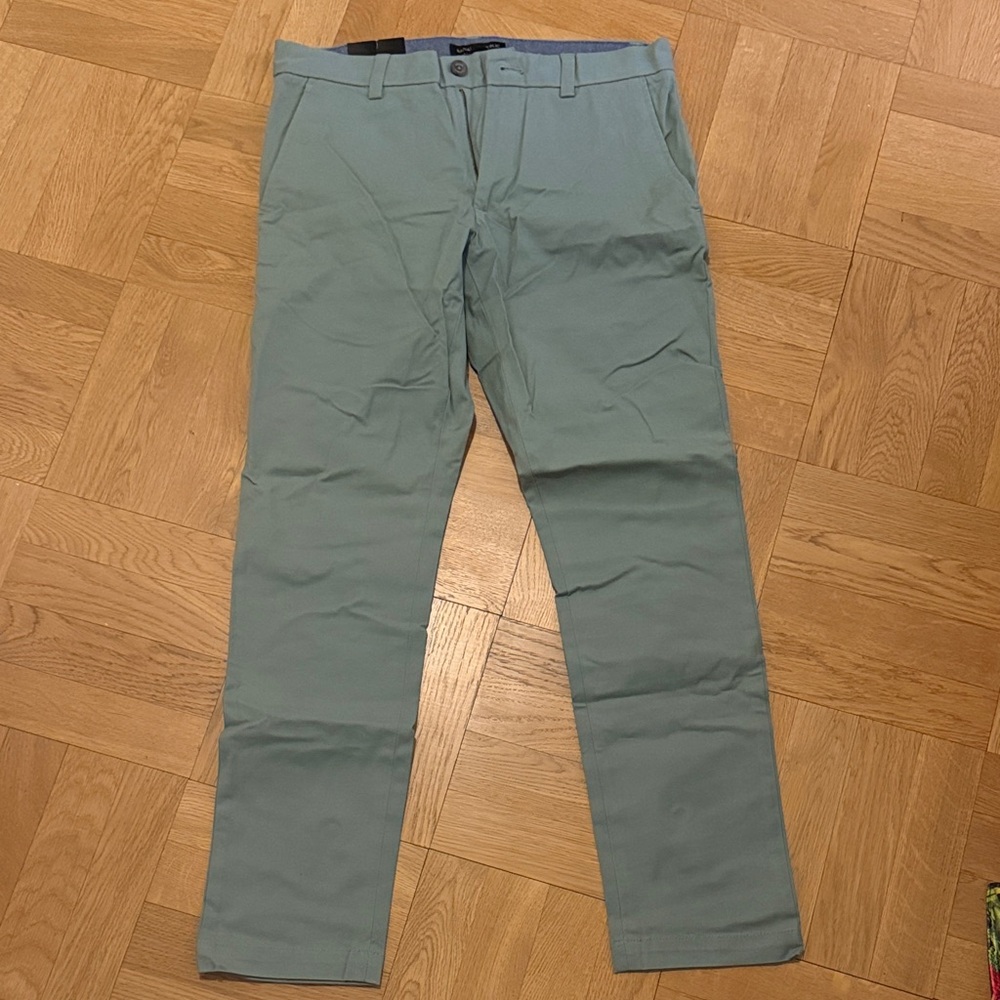 Green Banana Republic Men’s Straight-Leg Pants